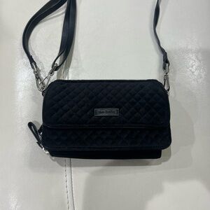Vera Bradley Black Quilted Crossbody Bag